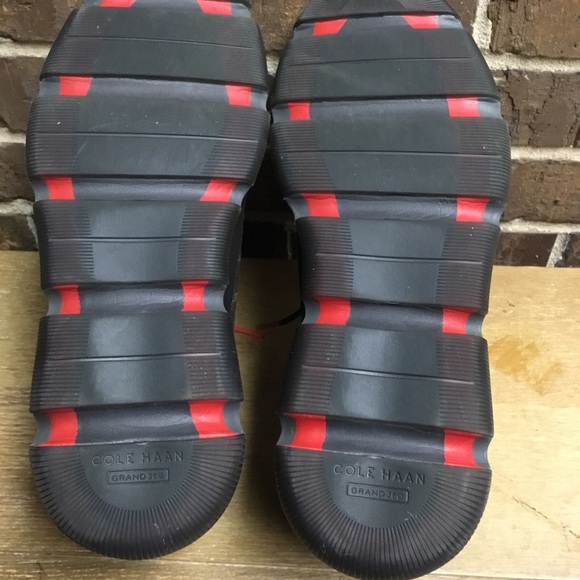 Cole Haan Black and Red Men's Sneakers - Picture 9 of 10